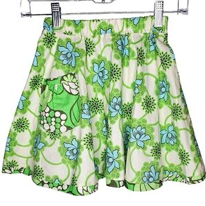Gen Marie USA Cotton Mixed Floral Print Girl's Circle Full Cottagecore Skirt 6